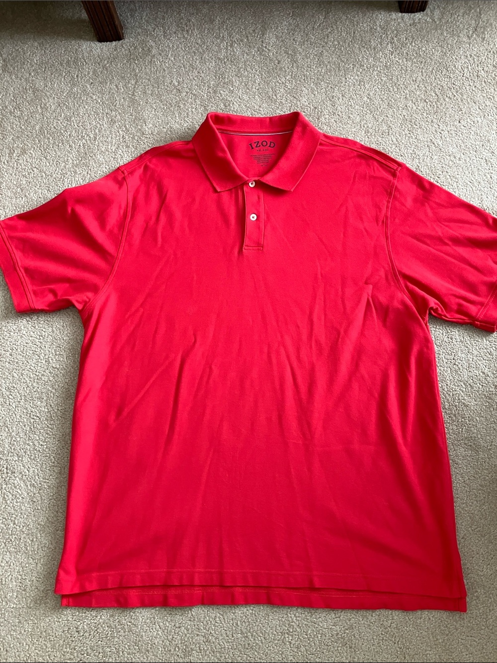 Izod Men's Bright Red Polo Shirt